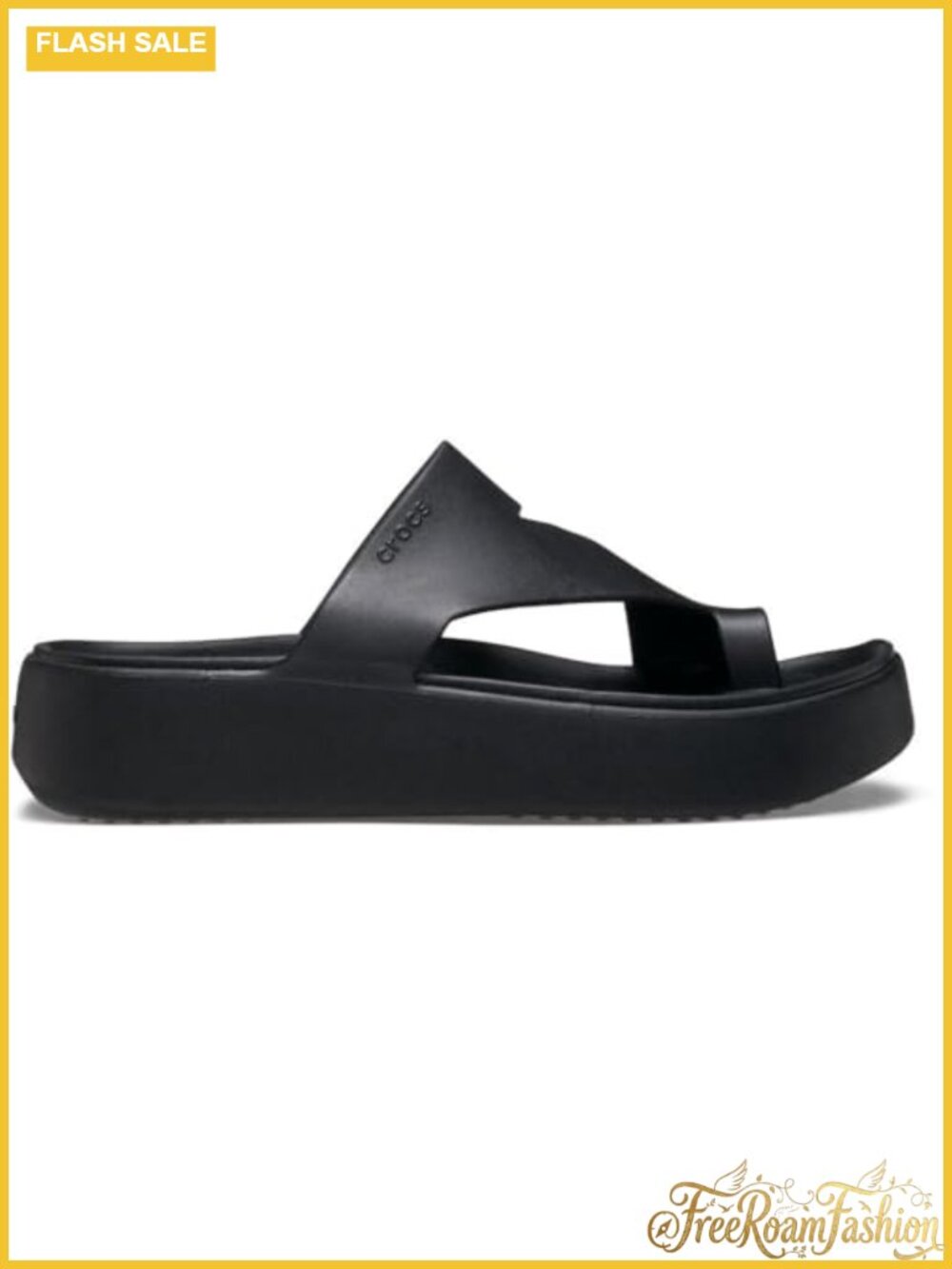 Crocs Getaway Toe Loop Platform Sandals EVA Comfort Waterproof Slip On